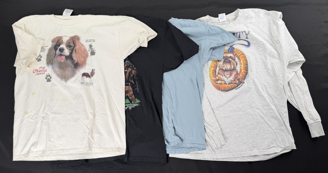 Group of Vintage Dog Themed T Shirts (1 of 12)