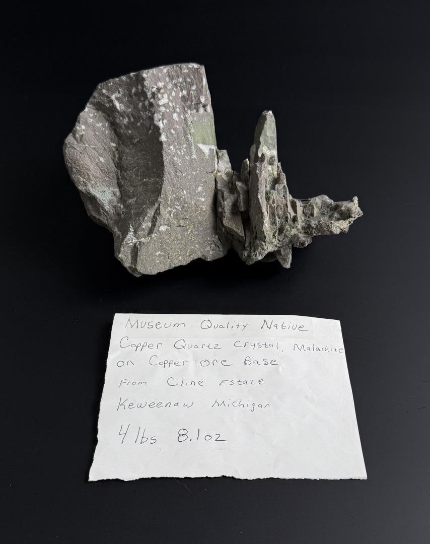 Native Copper Quartz Crystal Keweenaw Michigan (1 of 7)