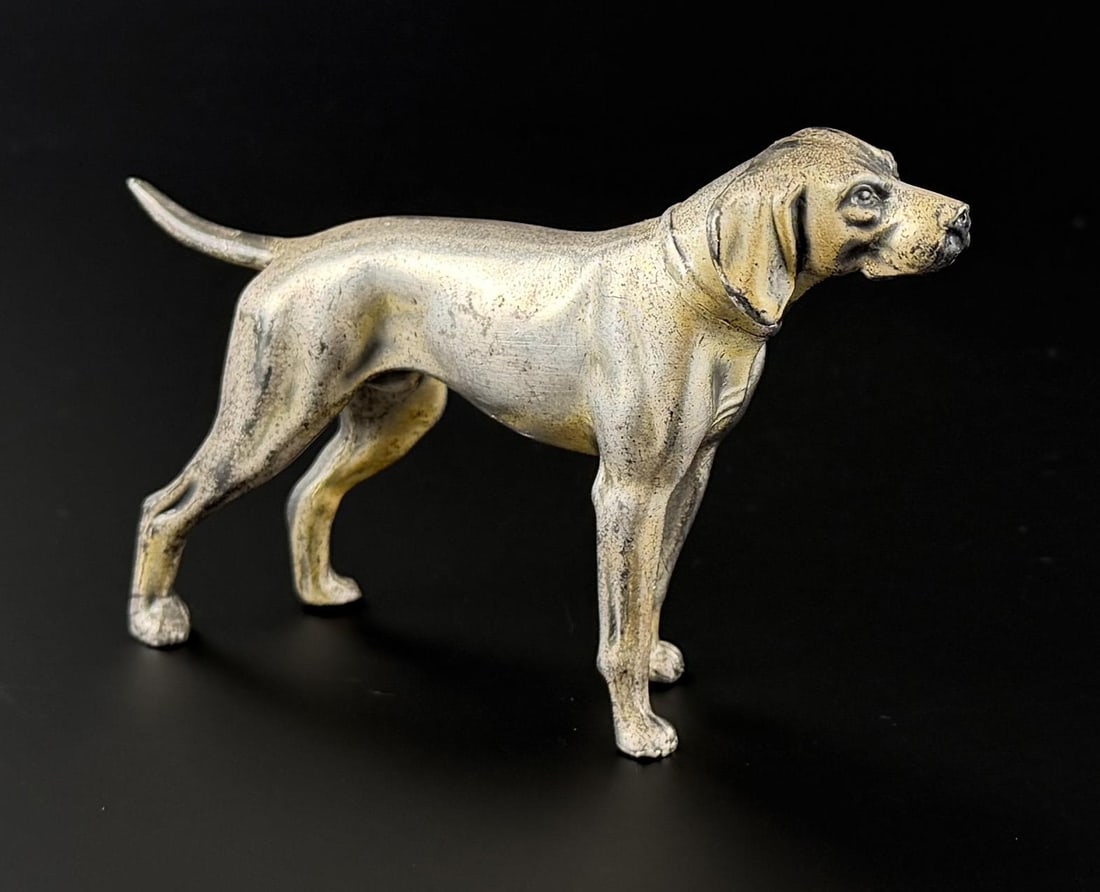 Jennings Brothers German Weimaraner Dog: 4 3/4" by 3" by 1".