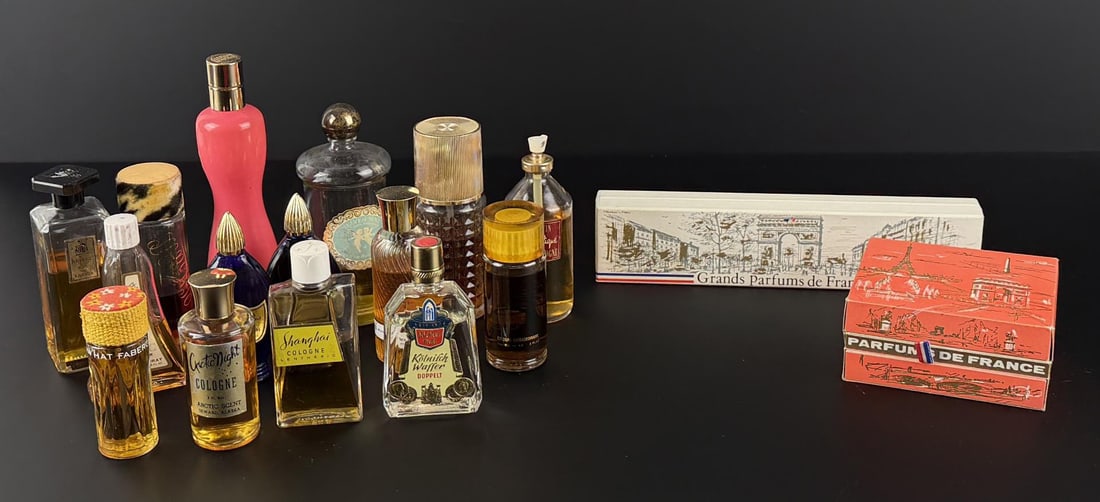 Collection of Vintage Perfume Cologne Bottles (1 of 10)