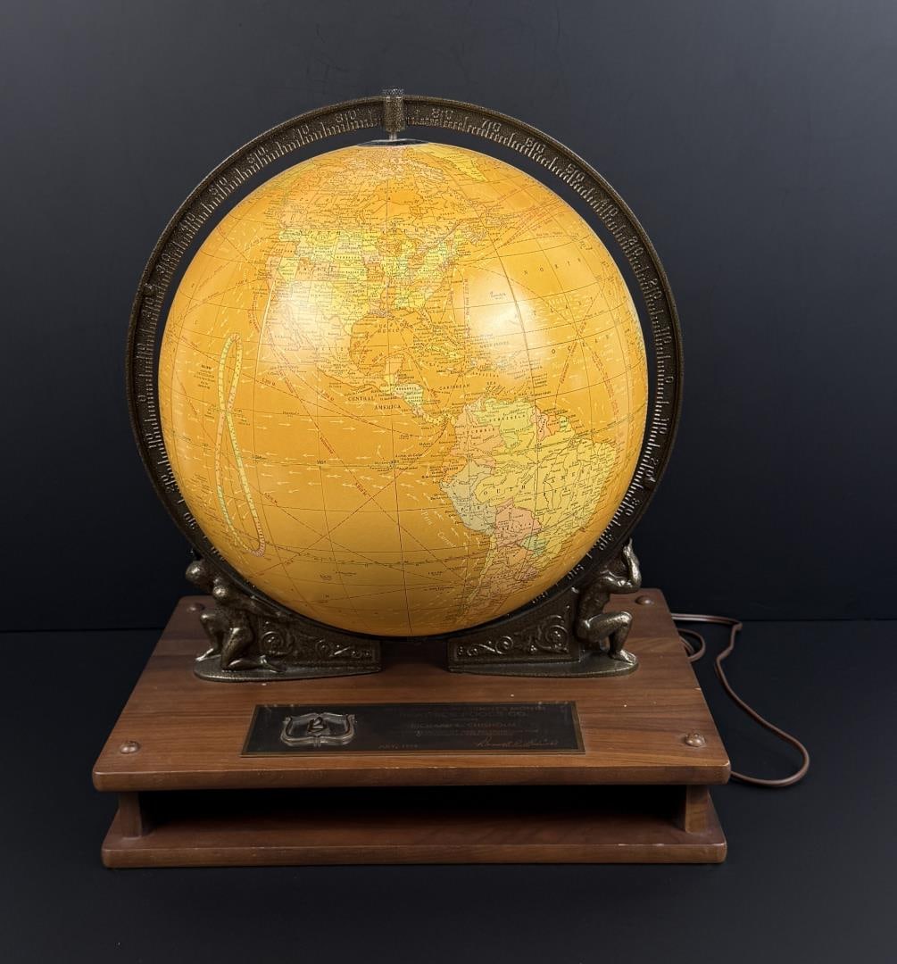 Cram Illuminated Lighted Dedication Globe - 2