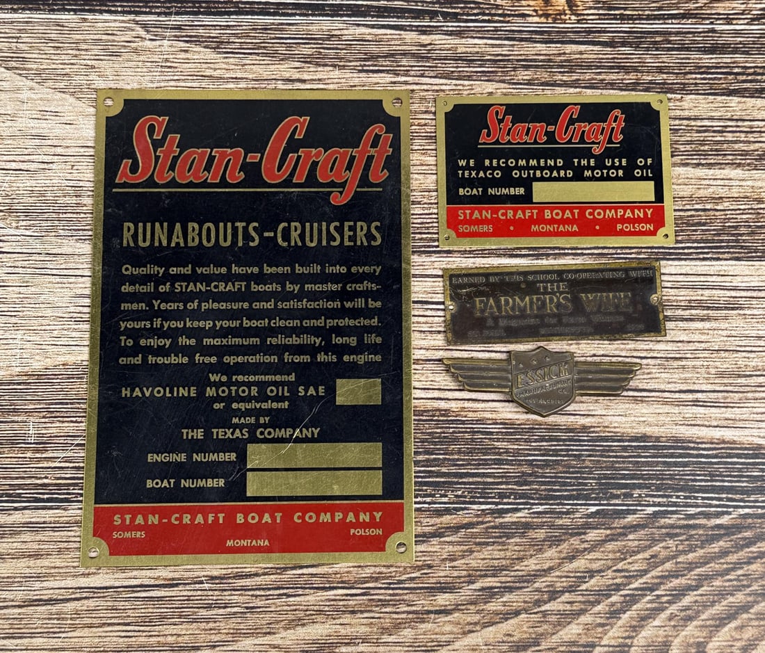 Stan Craft Montana Boat ID Badges (1 of 4)