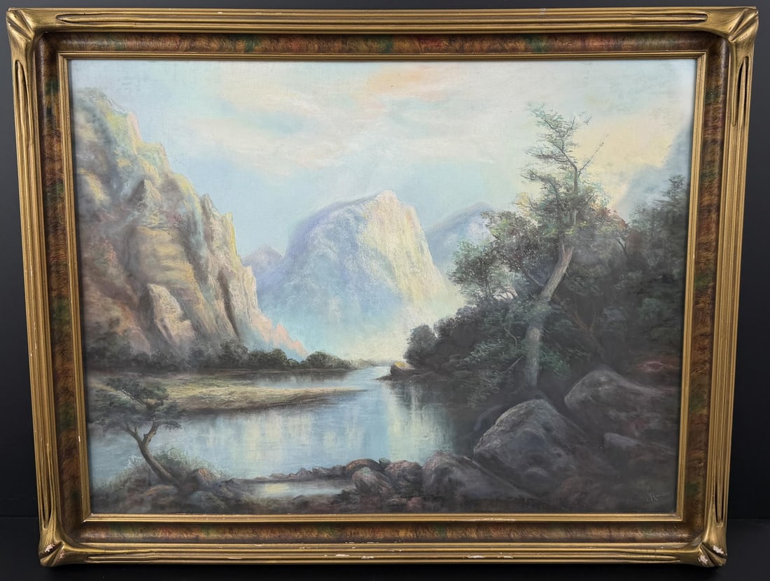 William Rice Yosemite Valley Pastel Drawing (1 of 4)