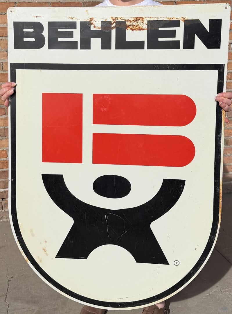 Behlen Manufacturing Grain Silo Metal Sign: 28" by 39 3/4".