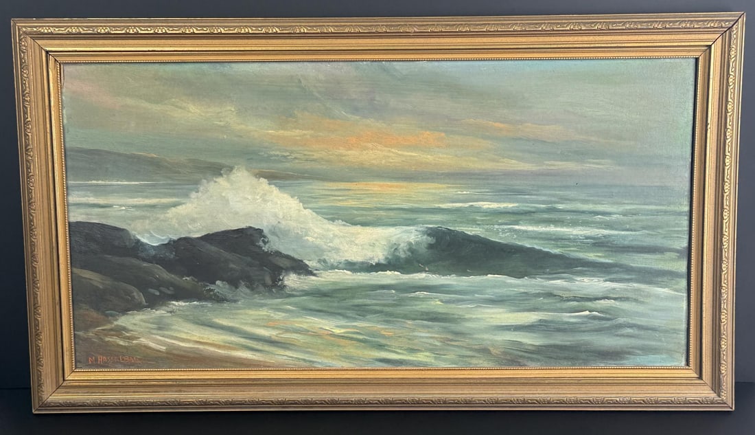 Michael Hasselbar Shore Seaside Painting (1 of 4)