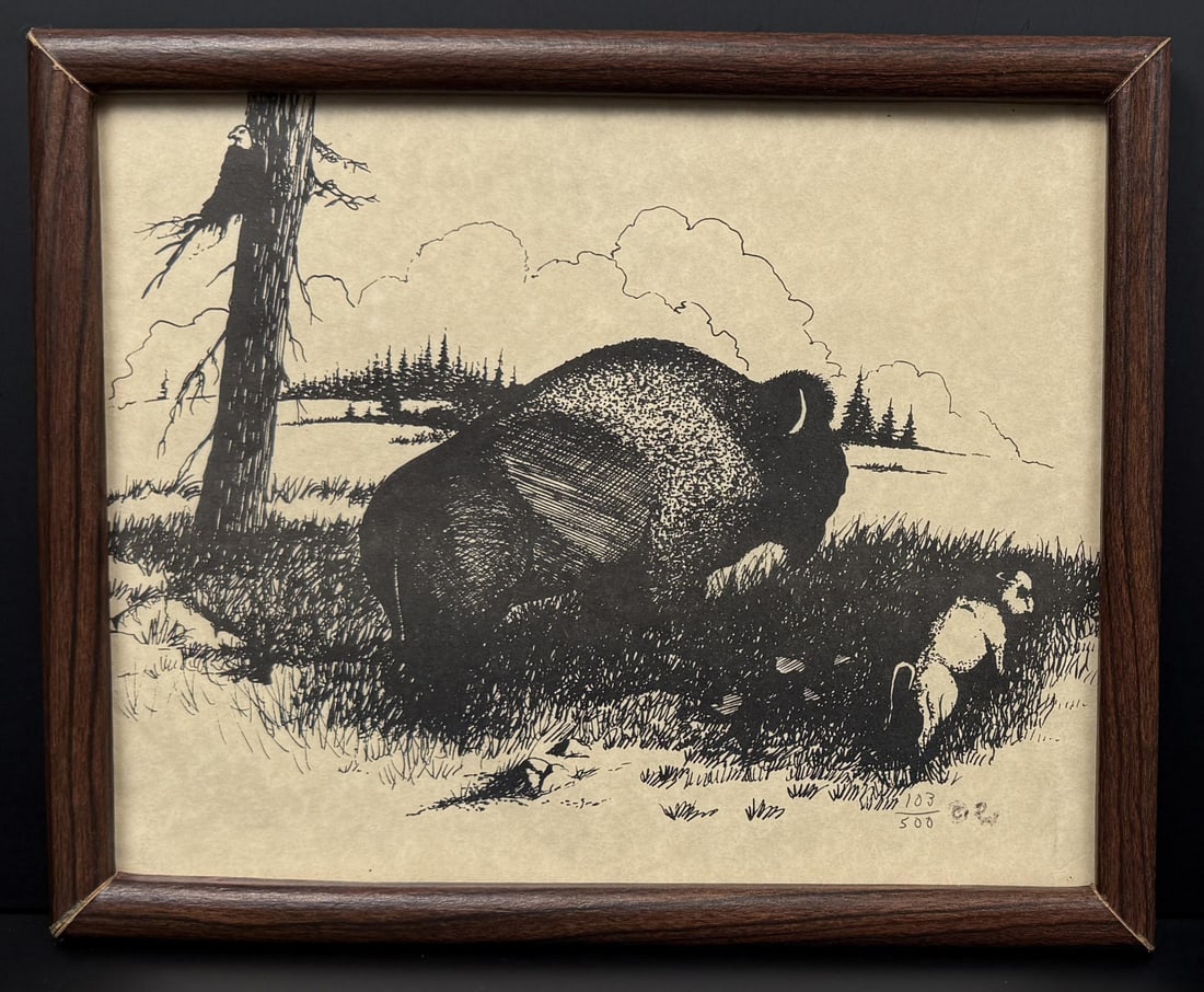 Buffalo Print (1 of 4)