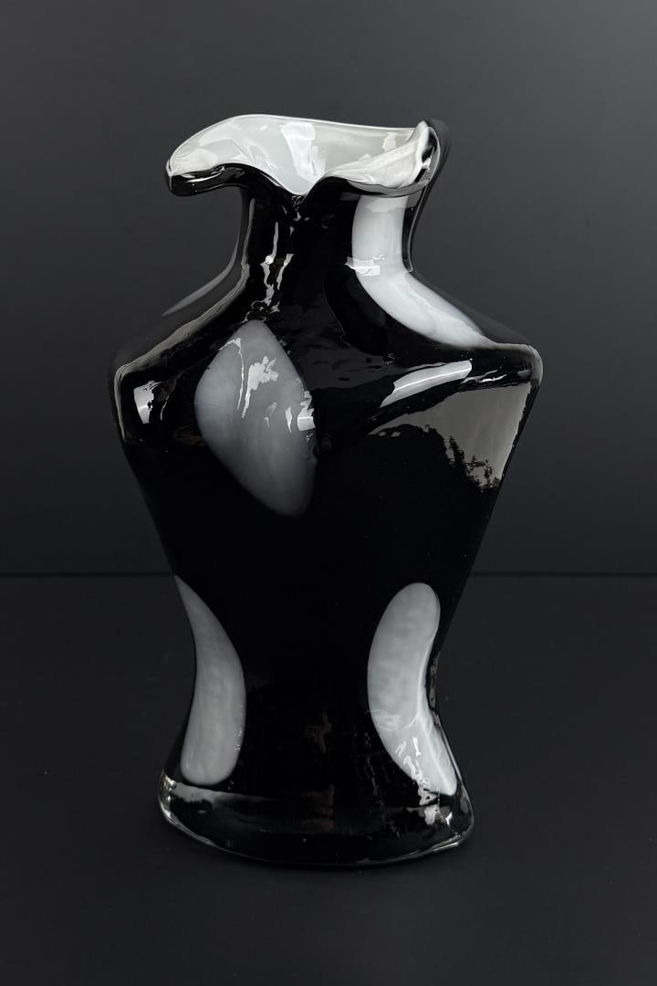 Cased Glass Female Torso Vase (1 of 9)
