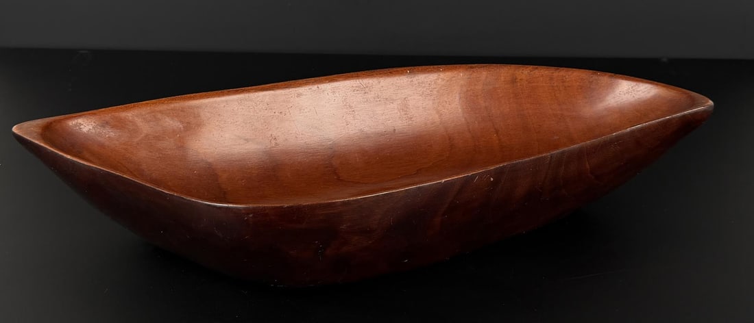 Mid Century Hawaiian Monkey Pod Wood Bowl (1 of 8)
