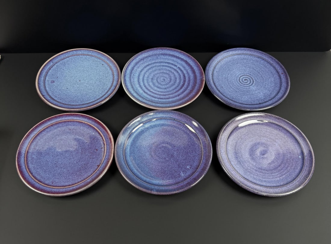 Collection of Studio Pottery Plates (1 of 14)