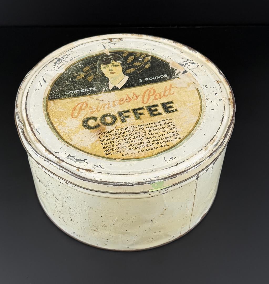 Princess Patt Miles City Montana Coffee Tin (1 of 6)