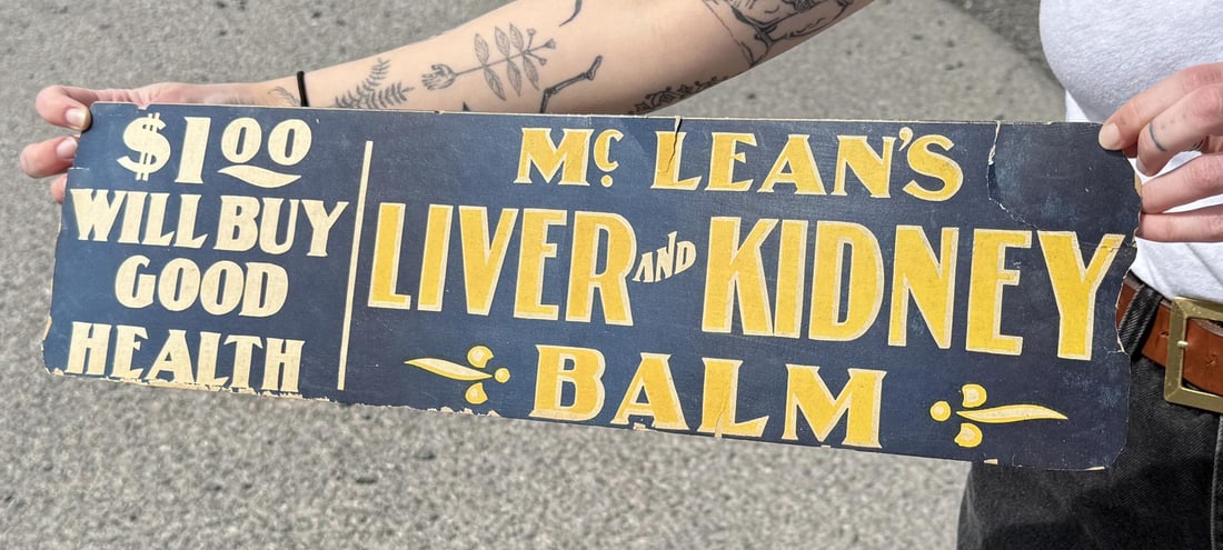 Mc Leans Liver and Kidney Balm Sign (1 of 5)