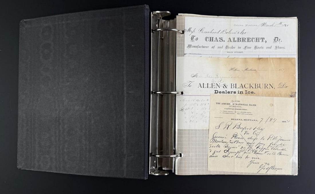 Binder of Antique Montana Paper Ephemera (1 of 20)