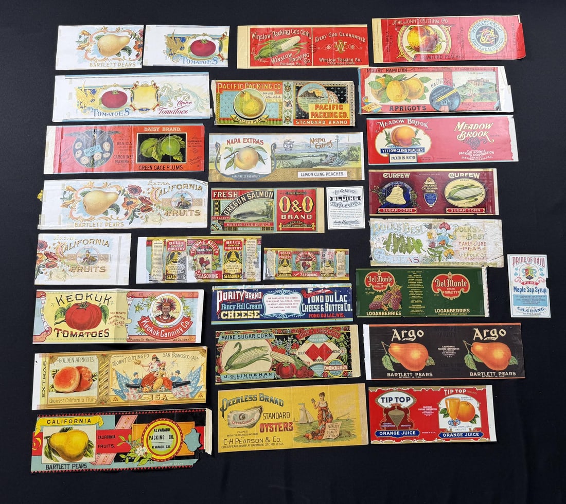 Fruit Fish Vegetable Oyster Can Labels (1 of 13)