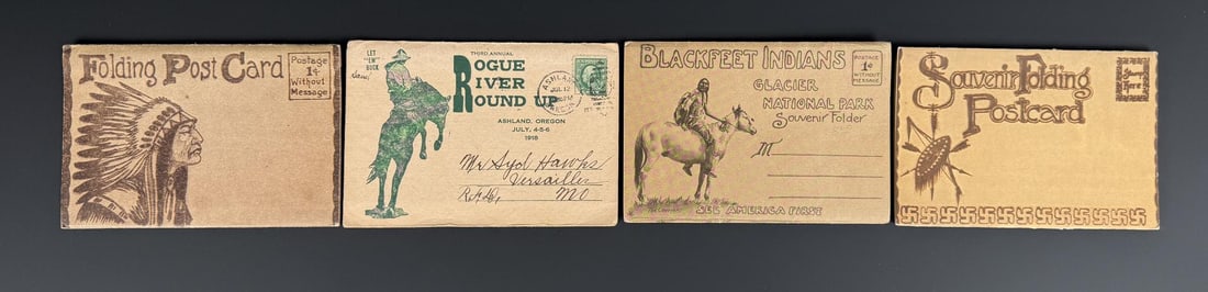 Collection of Western Folding Souvenir Postcards (1 of 8)