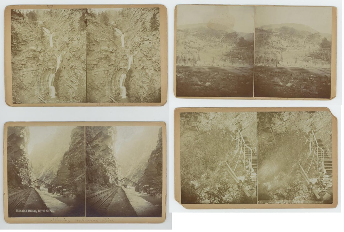 W.E. Hook Colorado Pikes Peak Stereoviews (1 of 8)