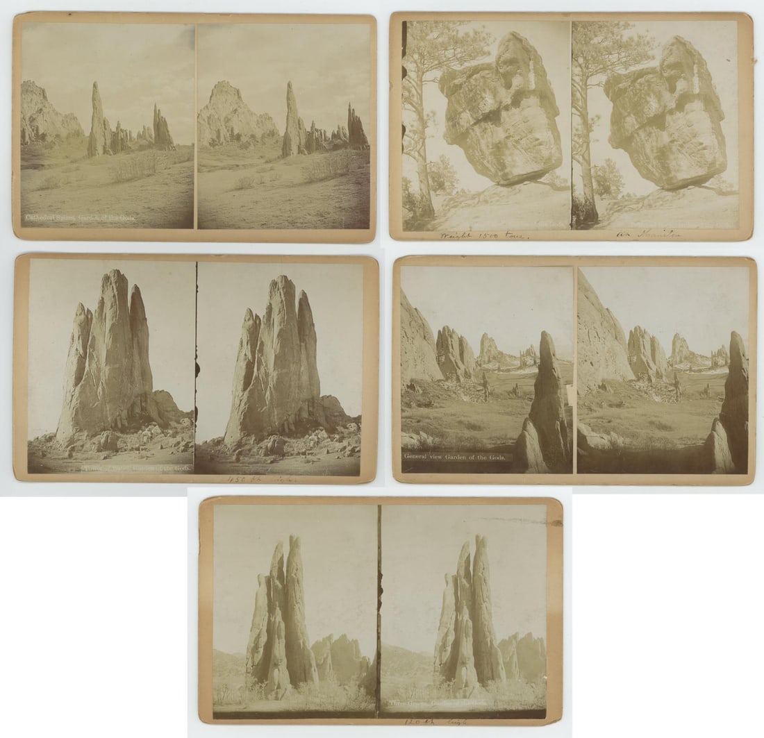 W.E. Hook Colorado Pikes Peak Stereoviews (1 of 10)