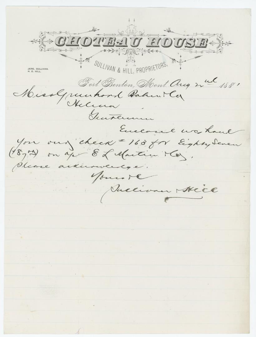 Choteau House Fort Benton Montana Territory (1 of 3)