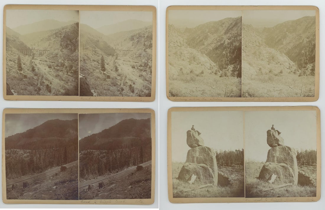W.E. Hook Colorado Pikes Peak Stereoviews (1 of 6)