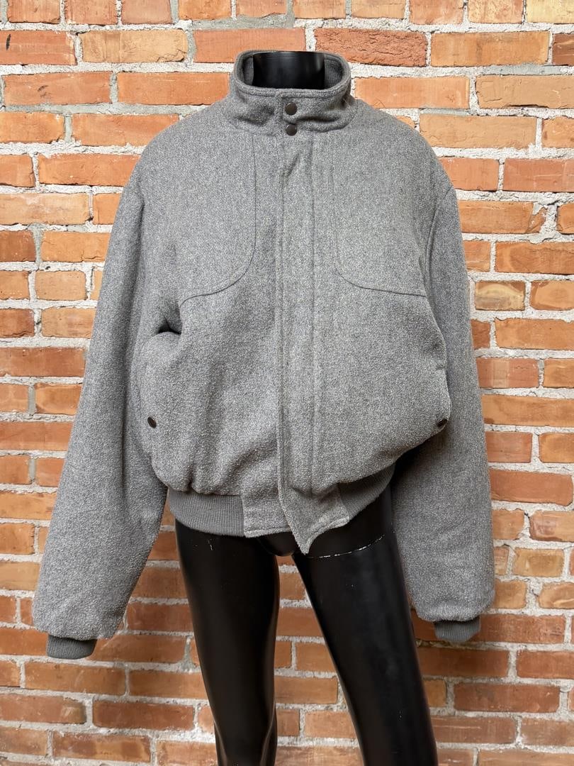 Vintage Vaqo Wool Bomber Jacket: Size XL