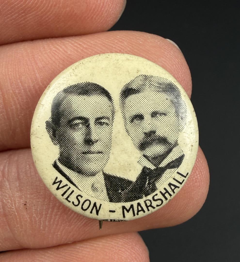 1912 Wilson Marshall Political Campaign Button (1 of 5)
