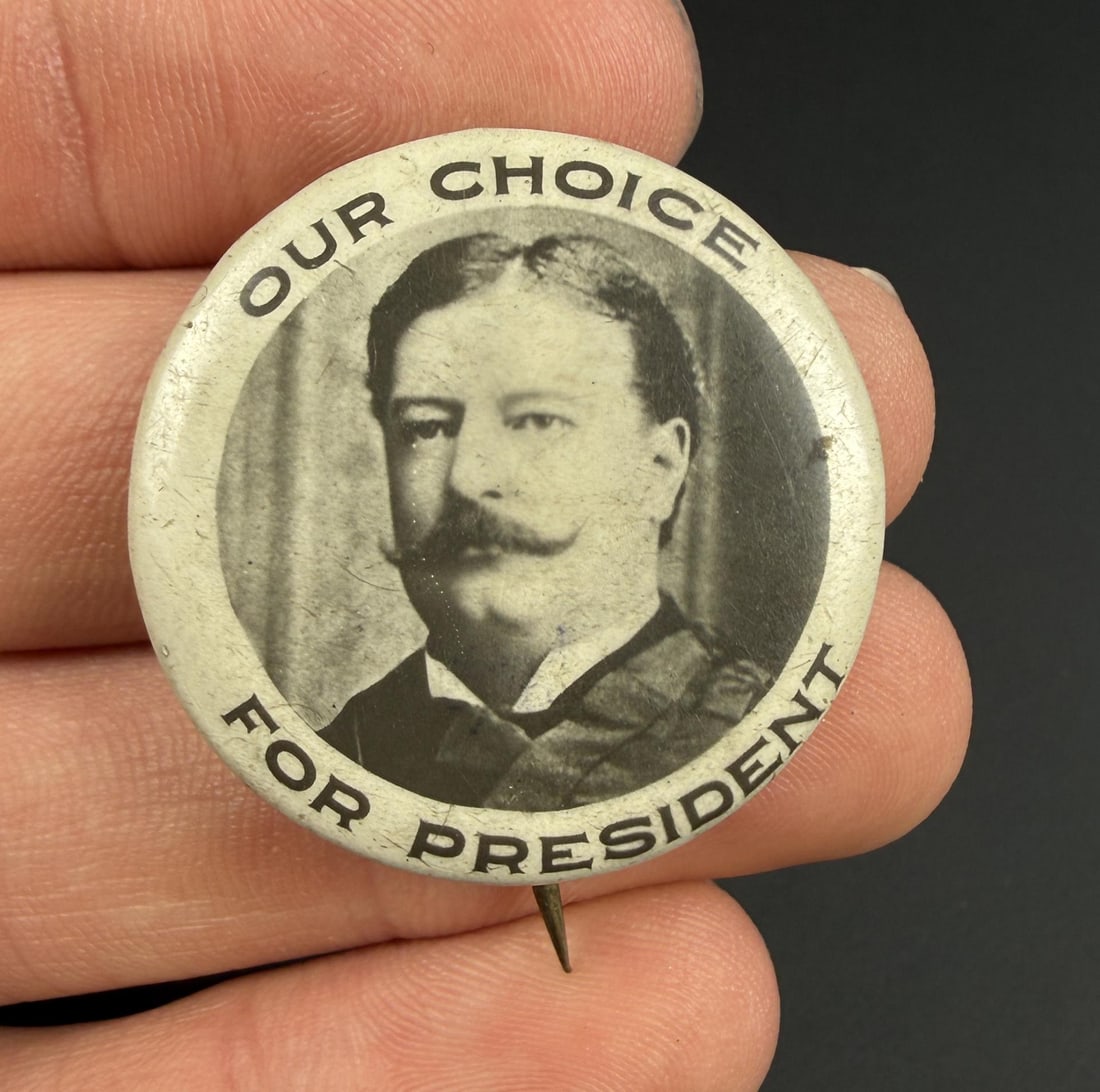 1912 William Howard Taft Political Campaign Button (1 of 3)