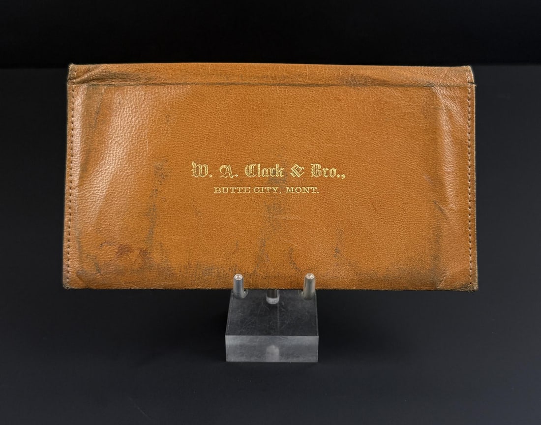 W.A. Clark Butte City Montana Territory Wallet (1 of 5)