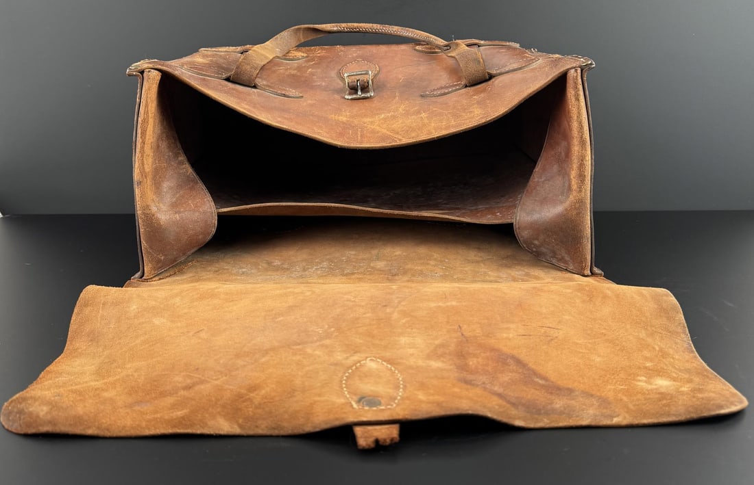 Leather Satchel Case - 8