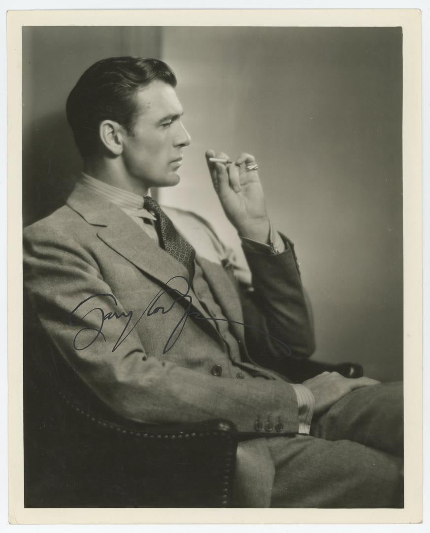 Gary Cooper Signed Autographed Photo (1 of 3)