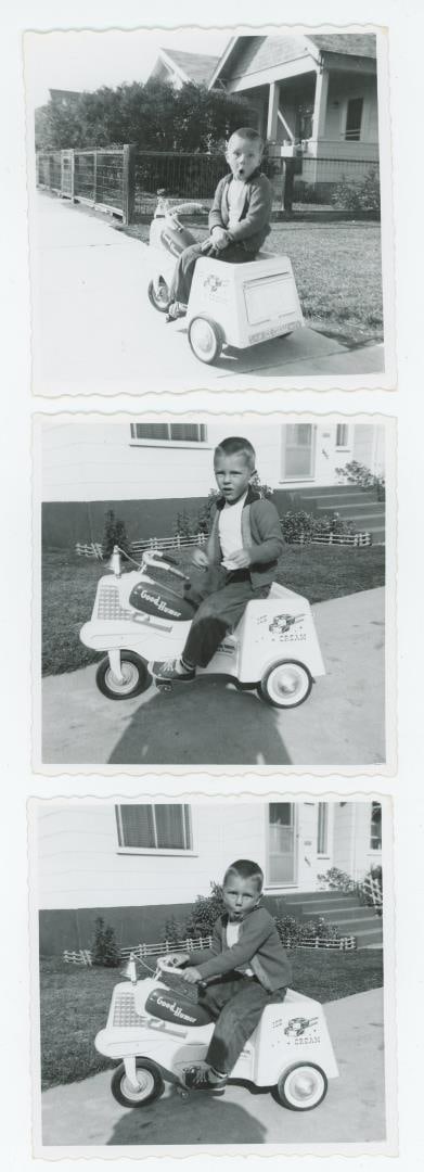 Good Humor Pedal Car Photos: 3 1/4" by 3 1/2".