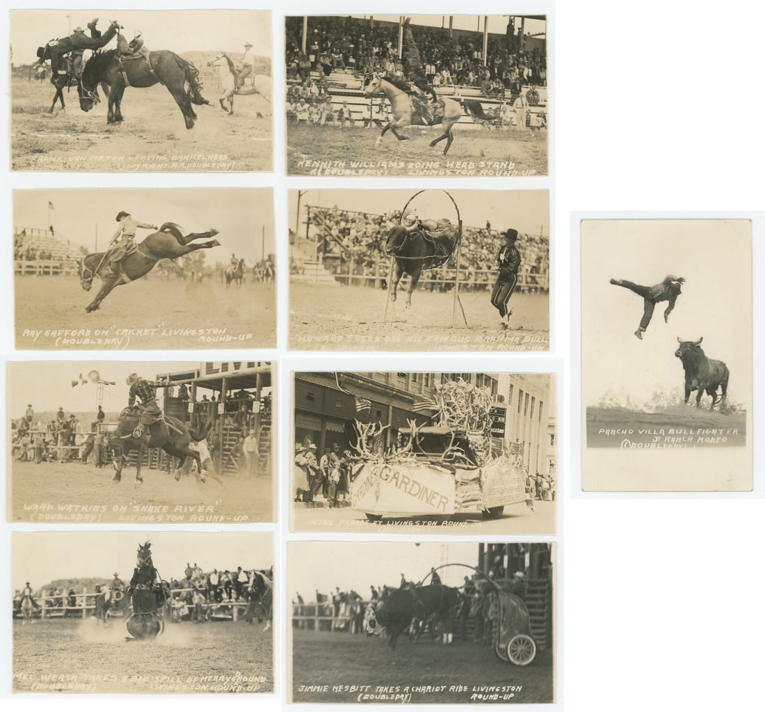 Collection of Doubleday Rodeo RPPC Postcards: Nice grouping.