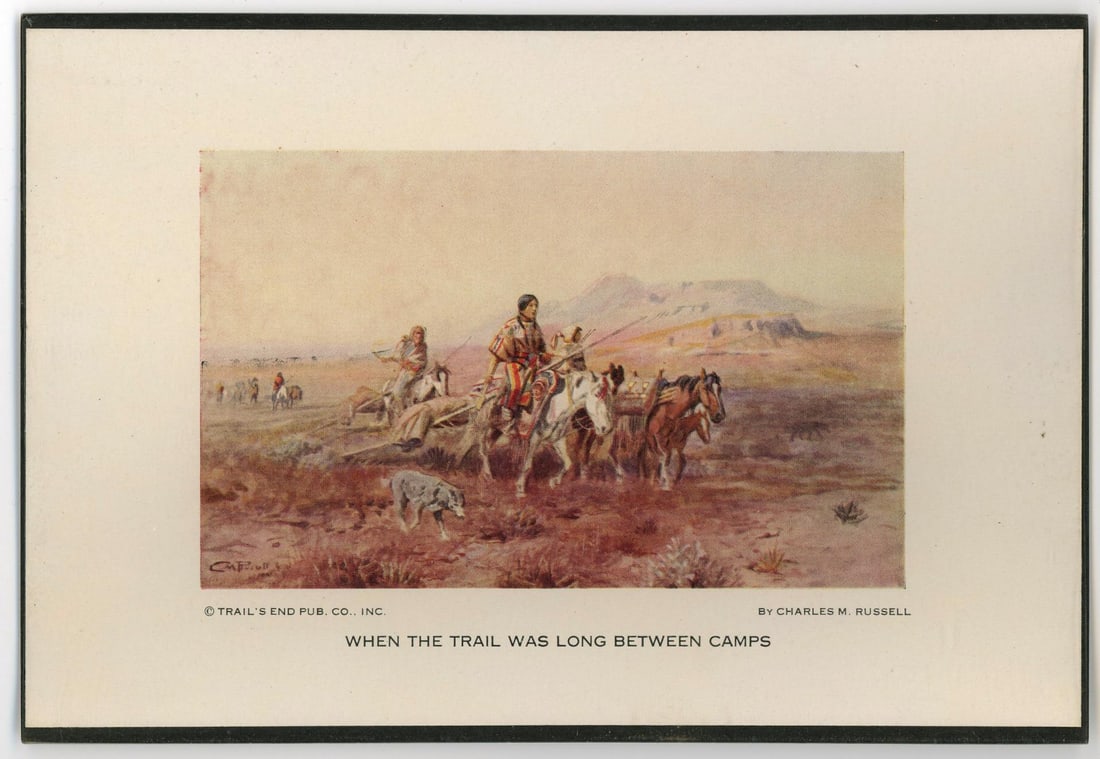 Charles M. Russell When the Trail Was Long (1 of 3)