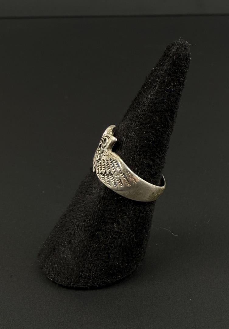 Sterling Silver Wise Owl Ring - 3