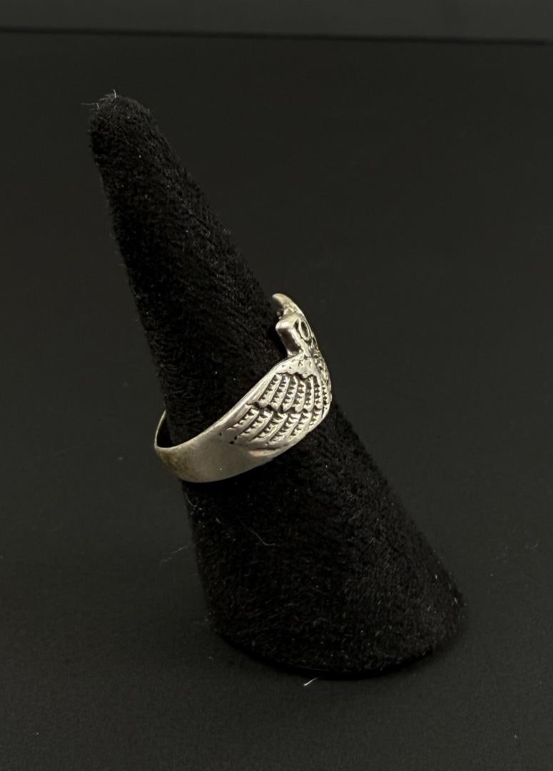 Sterling Silver Wise Owl Ring - 4