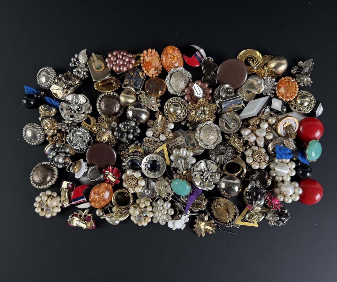 Collection of Costume Jewelry Earrings (1 of 5)