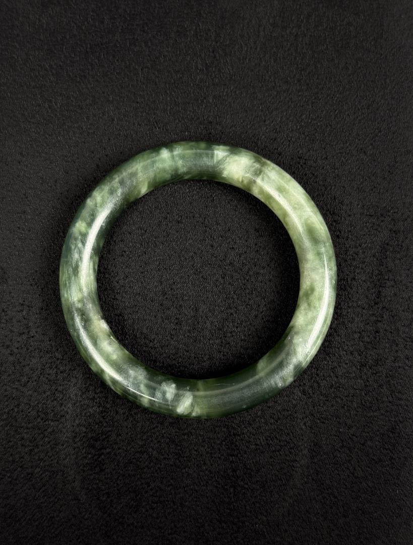 Jade Bangle Bracelet - 2