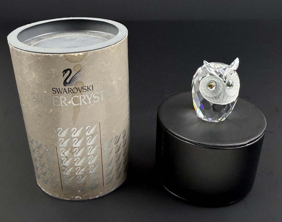 Swarovski Silver Crystal Owl (1 of 7)