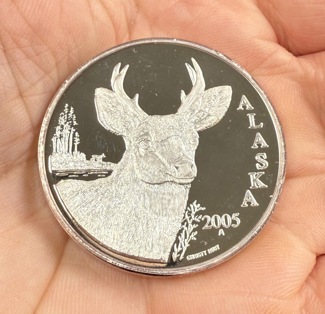 2005 Alaska Silver 1 Ounce Proof Round (1 of 7)
