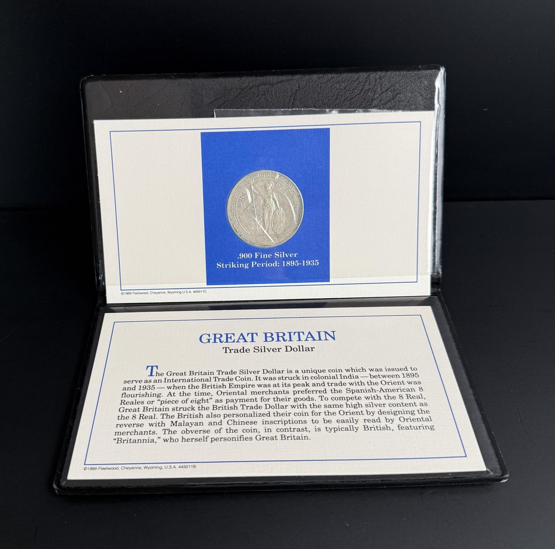 1901 British Silver Trade Dollar: Nice example.