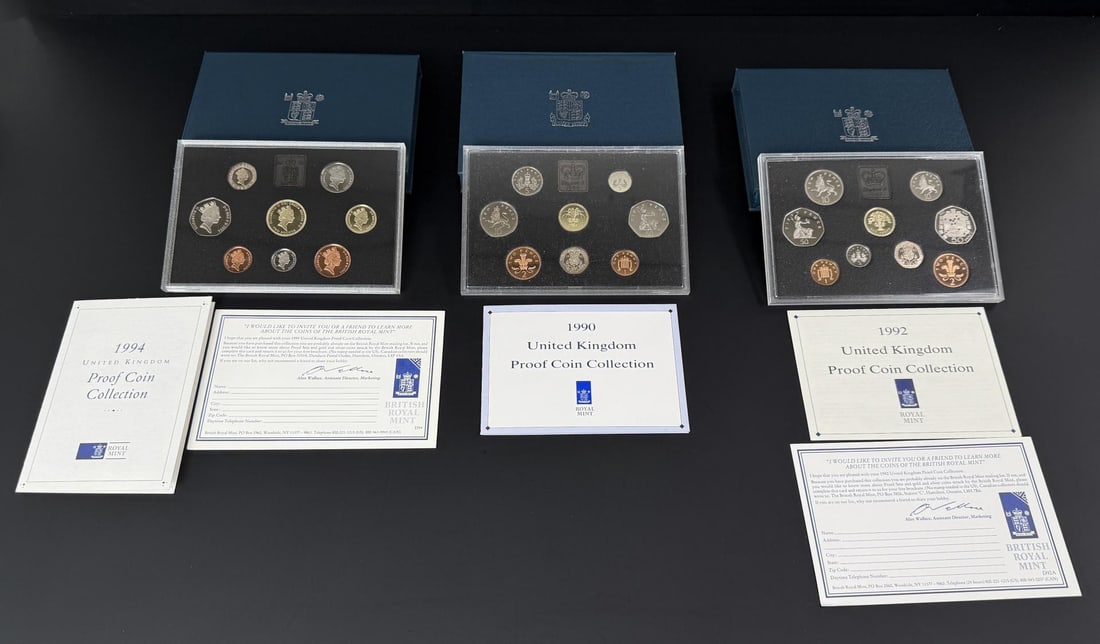 1990 1992 1994 British Royal Mint Proof Sets (1 of 11)