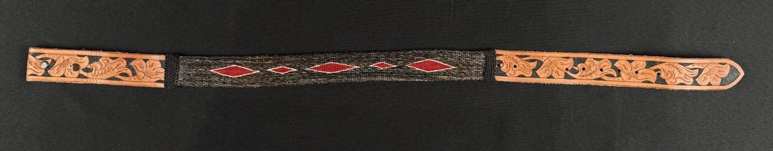 Deer Lodge Prison Montana Horsehair Belt: 32" long tip to tip.