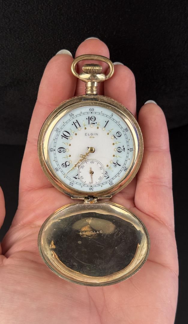 Antique Elgin Model 7 Pocket Watch Case (1 of 8)