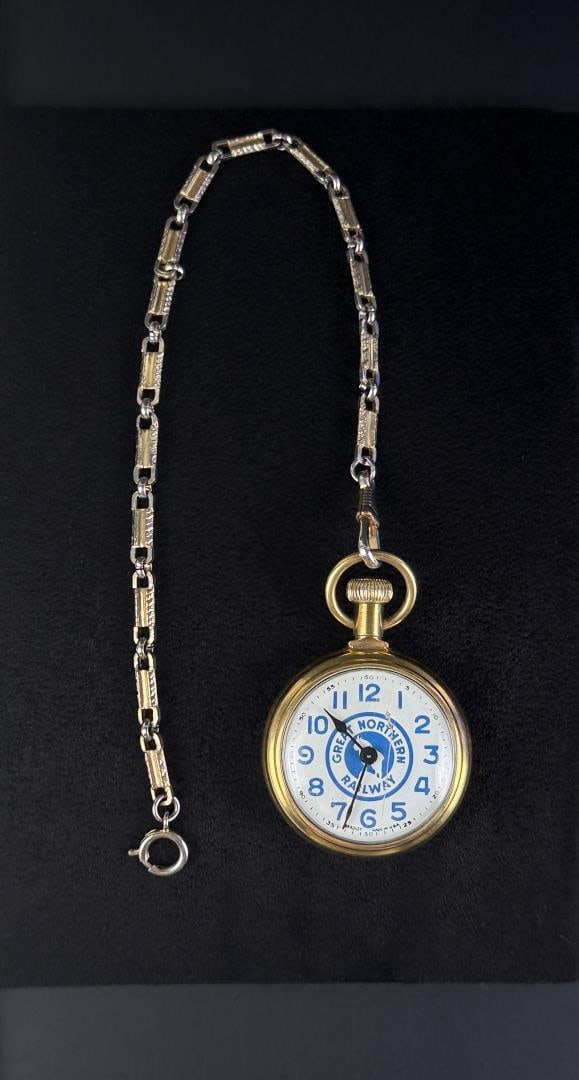 Bradley Great Northern Railway Pocket Watch: Working.