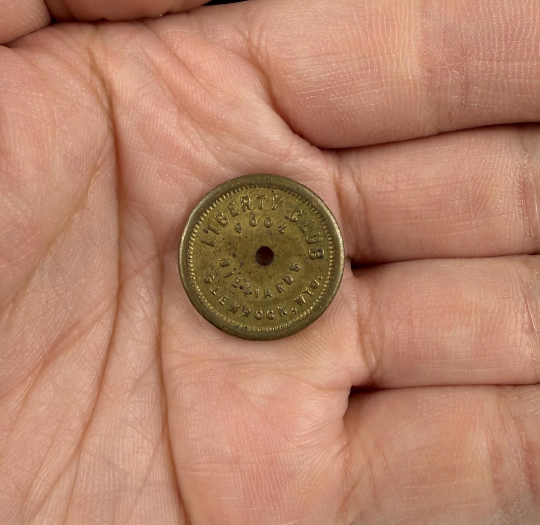 Liberty Club Glenrock Wyoming Trade Token (1 of 3)