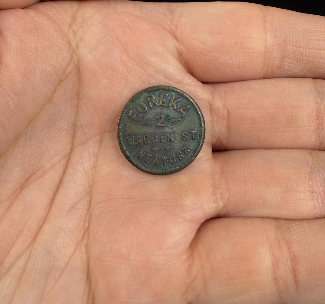 1863 M.S. Brown Eureka New York Token (1 of 3)