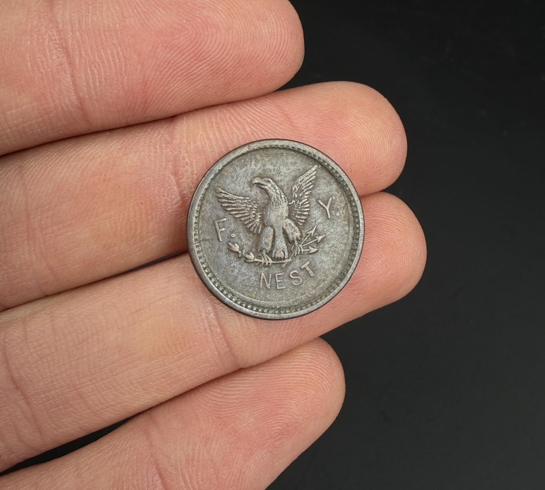 F.Y. Eagle Nest Red Lodge Montana Token: Frank Yerke's Eagle Nest Saloon
