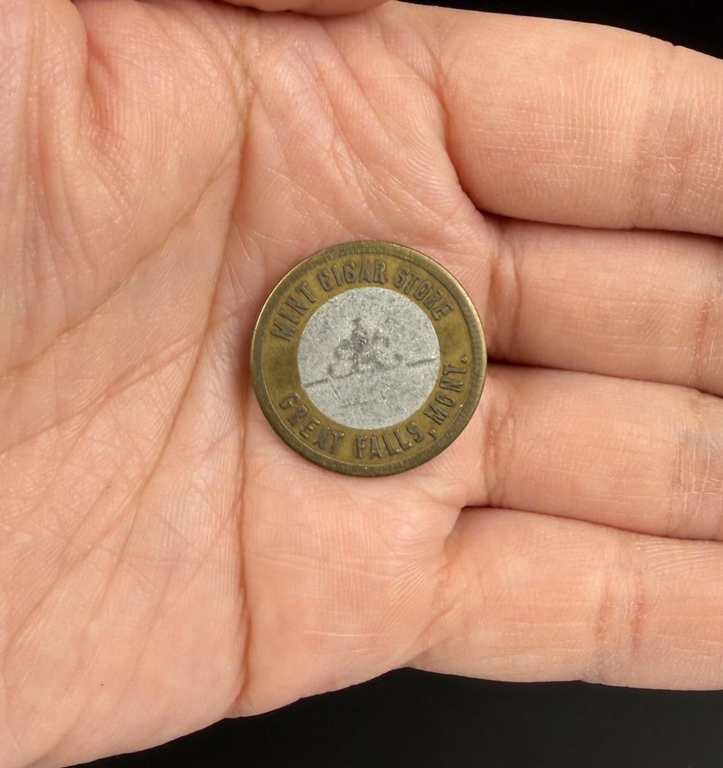 Mint Cigar Store Great Falls Montana Token: 12 1/2c