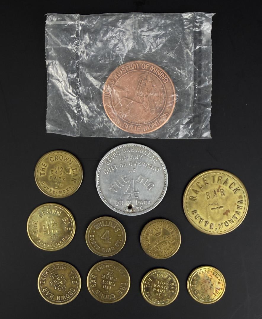 Collection of Montana Tokens: Nice grouping