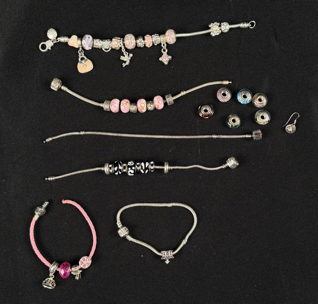 Collection of Pandora Bracelets and Charms (1 of 6)