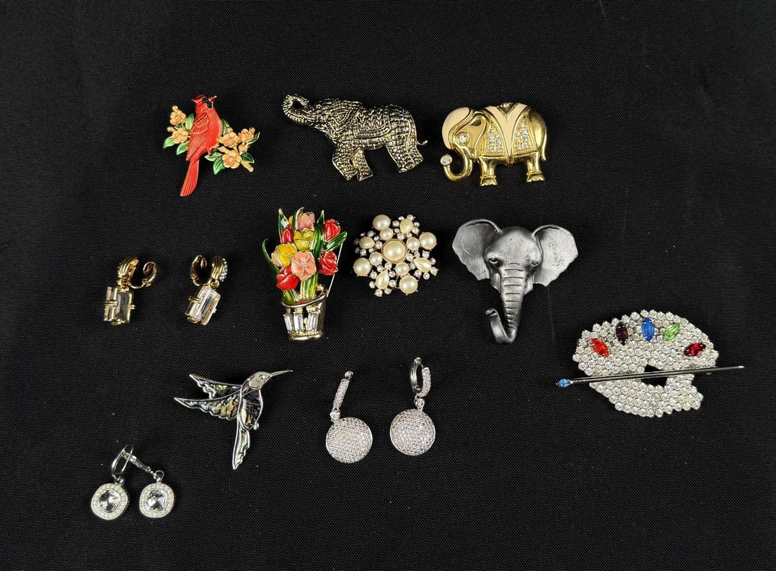 Collection of Signed Costume Jewelry (1 of 11)