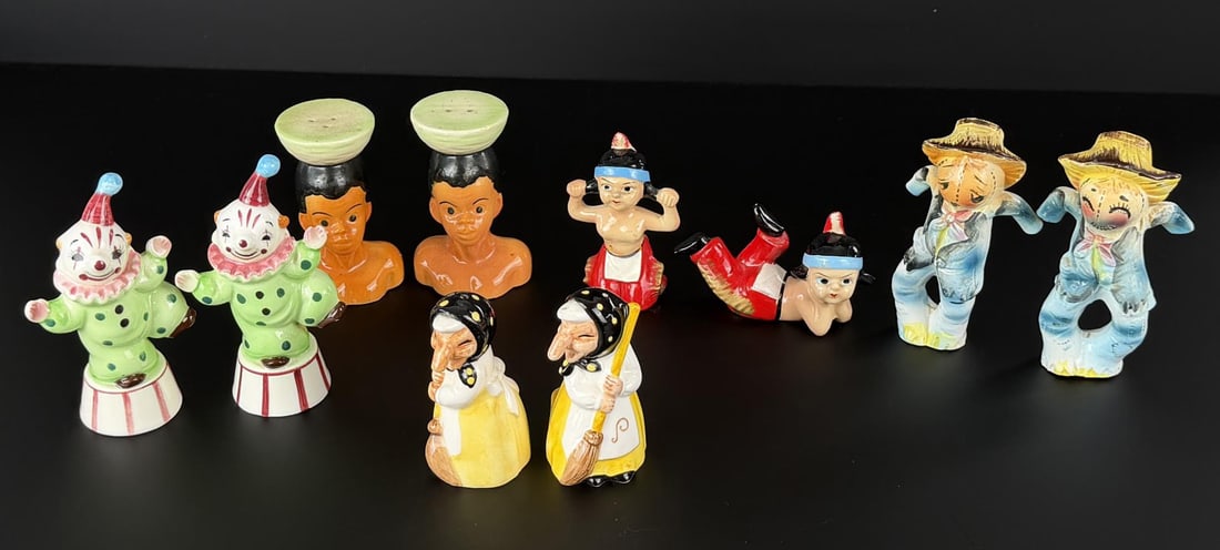Collection of Figural Salt & Pepper Shakers (1 of 8)